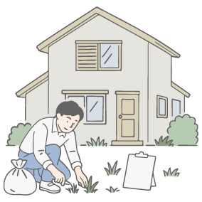 管理を任せたい方イラスト